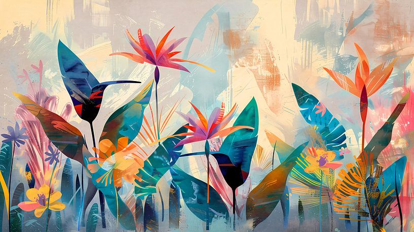 Happy garden by Angel Estevez