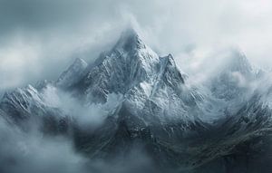 Abendliches Bergpanorama