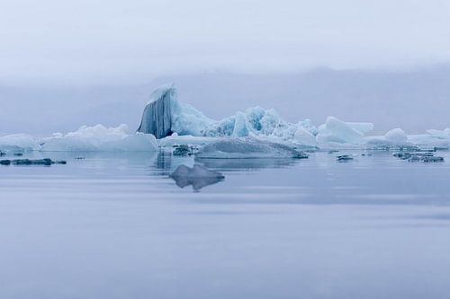 IJsschotsen in het Jökulsárlón gletsjer meer - IJsland