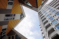 Cube houses perspective