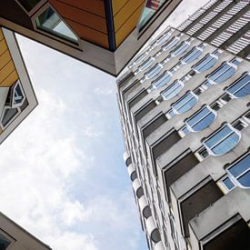 Cube houses perspective sur Sarith Havenaar