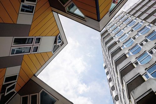 Cube houses perspective