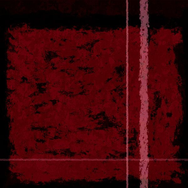 Equilatéral rouge par Rietje Bulthuis