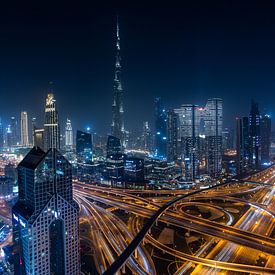 Burj Khalifa Dubai by Night