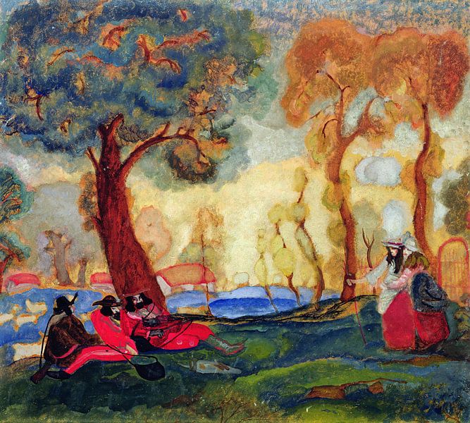 Boris Dmitrievich Grigoriev,Joodse komedienen rusten van finemasterpiece