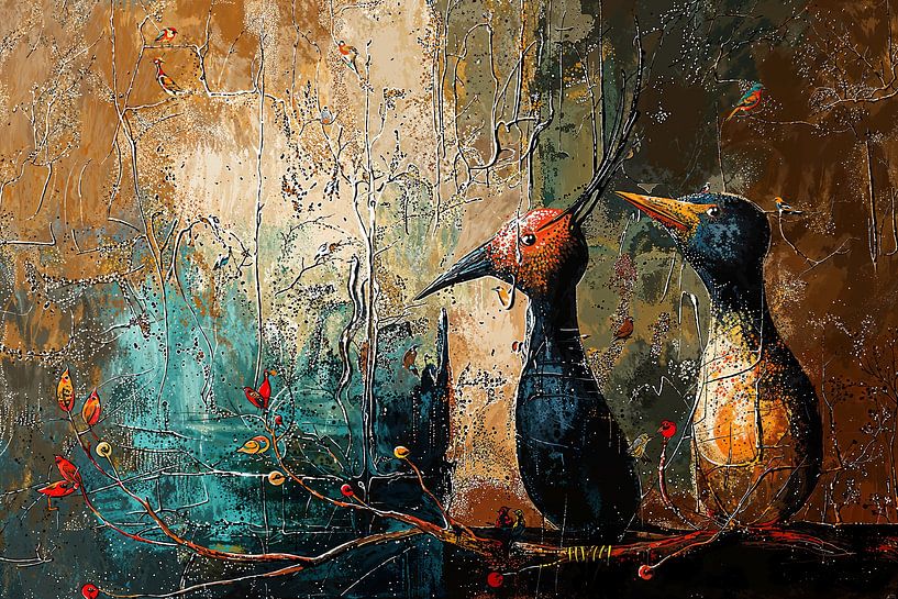 Printemps par Peinture Abstraite