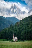 Church of St. Johann in Ranui - Geisler peaks