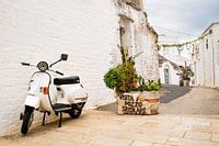 Italian Piaggio Scooter in Alberobello Italy