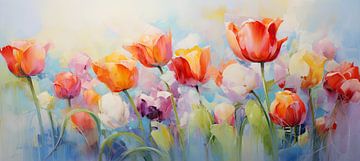 Tulipe | tulipe sur Blikvanger Schilderijen