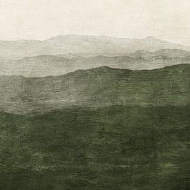 Abstrakte Berge Nr. 3 von Adriano Oliveira
