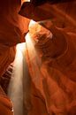 Canyon de l'antilope supérieure avec faisceau lumineux par Gert Hilbink Aperçu