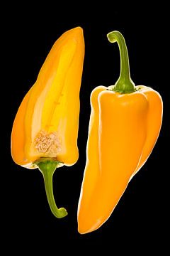 Yellow peppers by Fotogallery