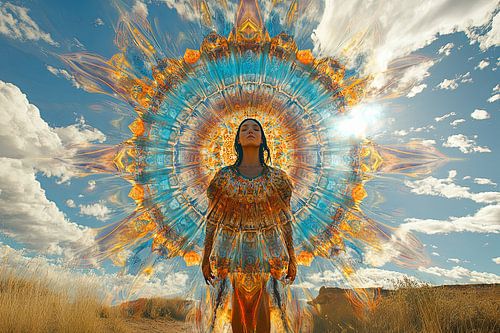colourful spiritual balance