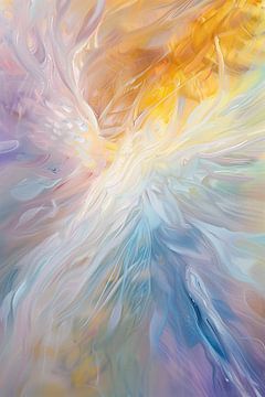 Angelic play of light in soft colours by artefacti