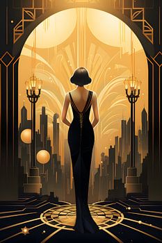 Flapper Chic en noir