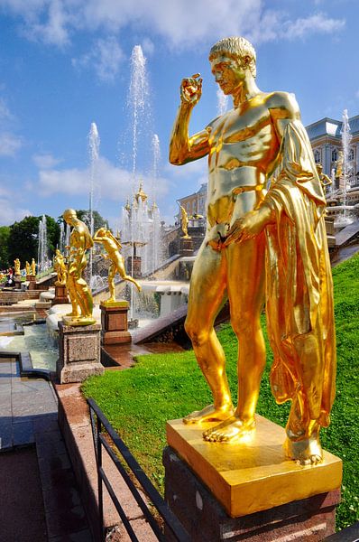 Peterhof in St. Petersburg, Rusland. von Edward Boer