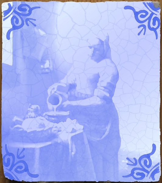 Melkmeid by XL tegel