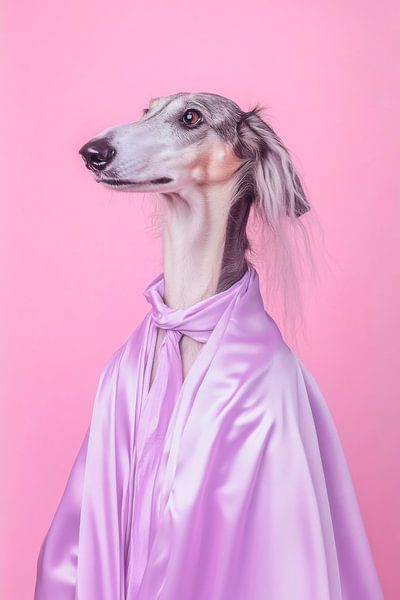 Borzoi by Poster Art Shop