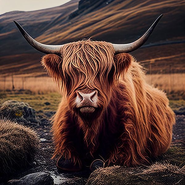 schottischer Highlander von Harvey Hicks