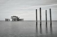 De oude pier van Brighton
