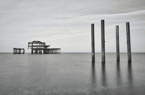De oude pier van Brighton