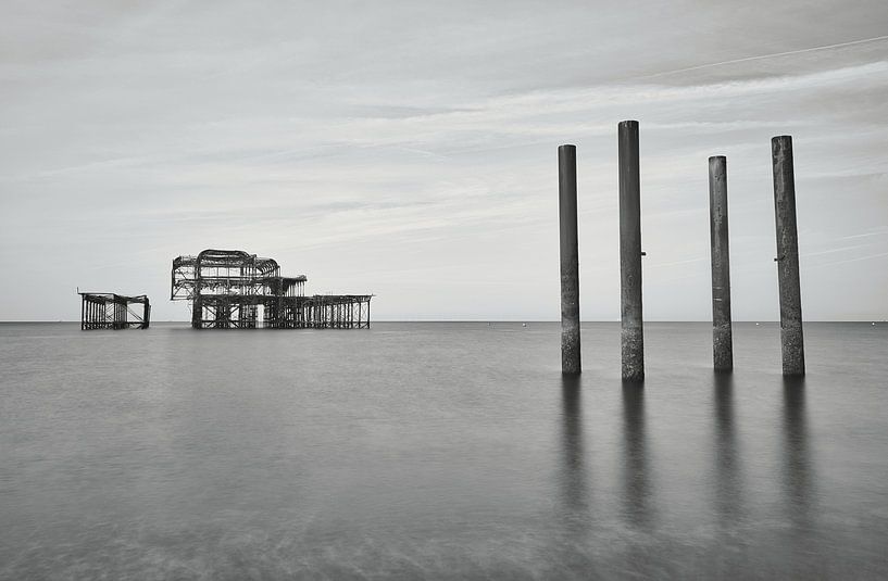 Der alte Brighton Pier von Mike Peek