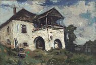 Gheorghe Petrașcu~Oude House von finemasterpiece Miniaturansicht
