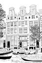 Dessin Herengracht 59-63 Amsterdam par Hendrik-Jan Kornelis Aperçu