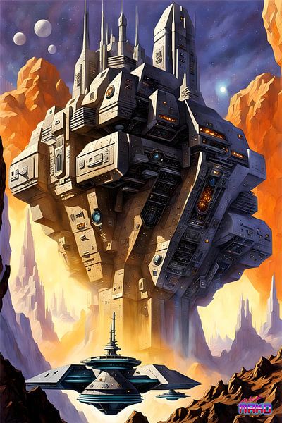 Retro Scifi Visions IX by Alice Mako