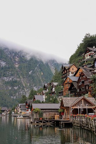 Idyllic Hallstatt - Mountain village in Austria