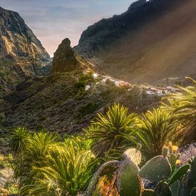 Landschaft beim Dorf Masca auf Teneriffa. von Voss Fine Art Fotografie