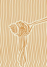 Spaghetti Per Favore Pasta-Poster