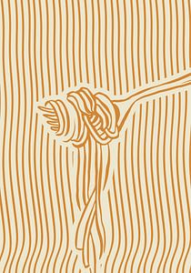 Spaghetti Per Favore Pasta Poster