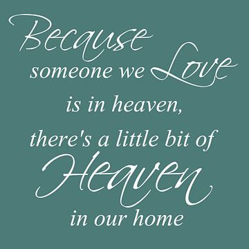 Tekst | Because someone we love | Groen van Sandra Hazes