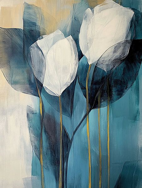 Blumen Modern von Wunderbare Kunst