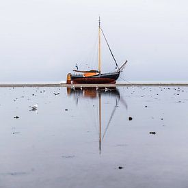 Trocken auf dem Wattenmeer bei Vlieland von Linda Richter