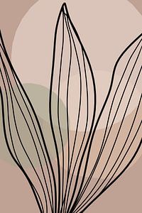 Abstrakte Illustration der Pflanze