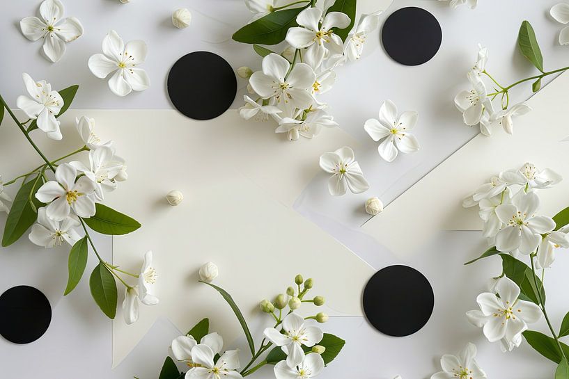 Jasmine - Delicate floral artwork by Poster Art Shop
