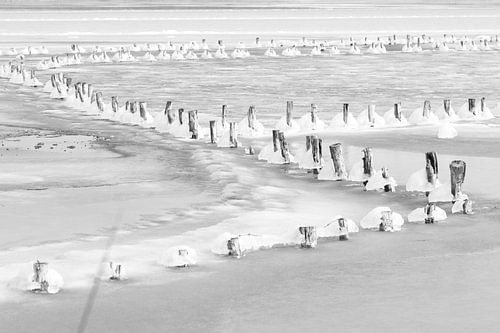 Like a pole above water