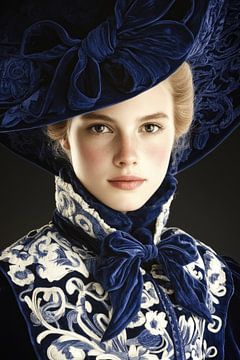 De Blauwe dame van Franka Poulain