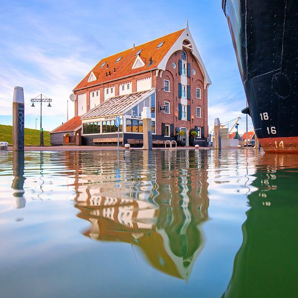 Harbour of Oudeschild on Texel. (square) by Justin Sinner Photography (Photographer on Texel)
