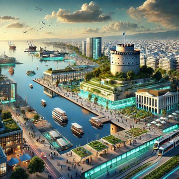 Futuristic Cities - Thessaloniki by Eric Nagel