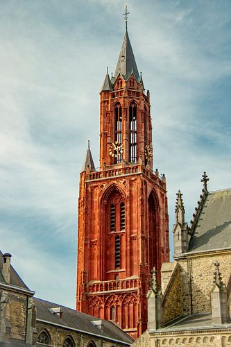 Sint Janskerk, vanaf het Vrijthof in Maastricht