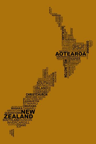 New Zealand typography