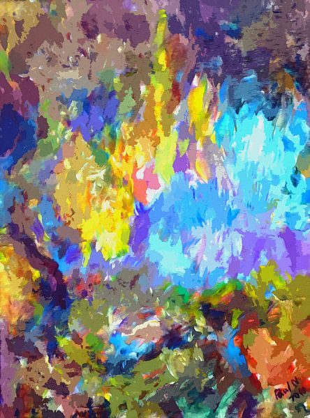 Impression abstraite de la nature par Paul Nieuwendijk