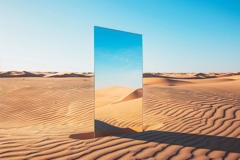 Mirror of the desert by Poster Art Shop