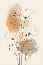 Minimal Floral by Adriana