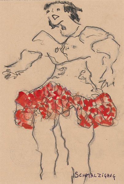 Jules Schmalzigaug - Red fringes by Peter Balan