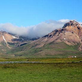 Bakkagerði: a valley beneath the clouds by JacArt Prints