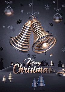 Moderne Weihnachtsglocken
